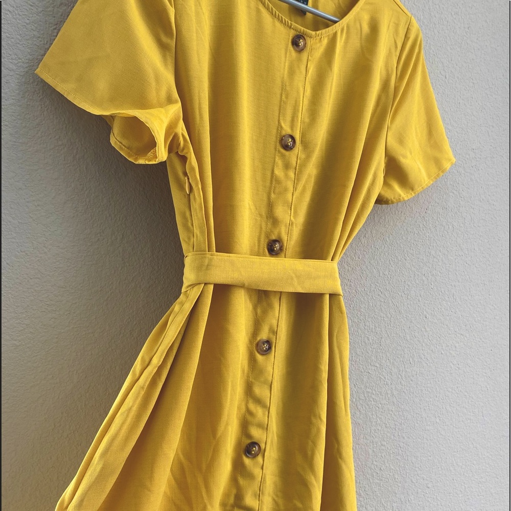 Maternity Self Belted Dress, Size M, NEW W/ TAGS